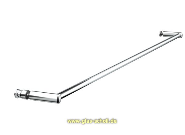 Handtuchhalter RUND mit innerem Griff für Montage im Glas 1000  mm (kürzbar) P8686-mit-Griff-erhaben