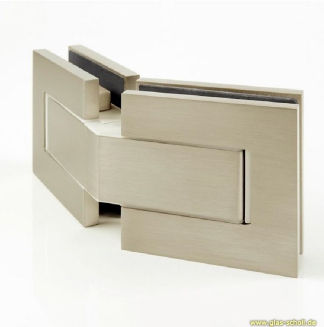 GRAL BF112 Glas-Glas Pendeltürbeschlag 135° glanzverchromt