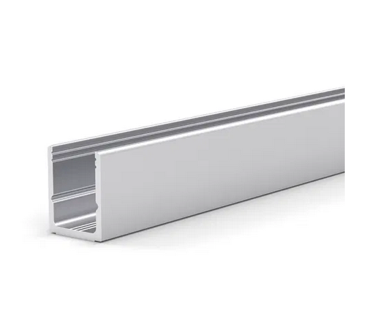 Rahmenprofil einteilig 5m Alufarbig für 8-10,76 mm