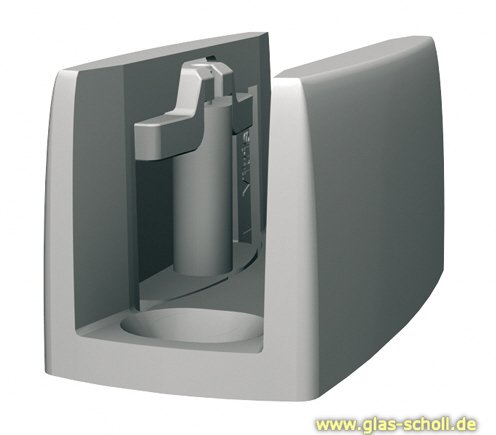 Spezial-Bodenführung für satinierte/mattierte Glasschiebetüren EV1 silber matt