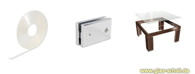 Duplocoll® doppelseitiges Klebeband, randpassiviert Glasdicke 8-8,76mm b= 5mm