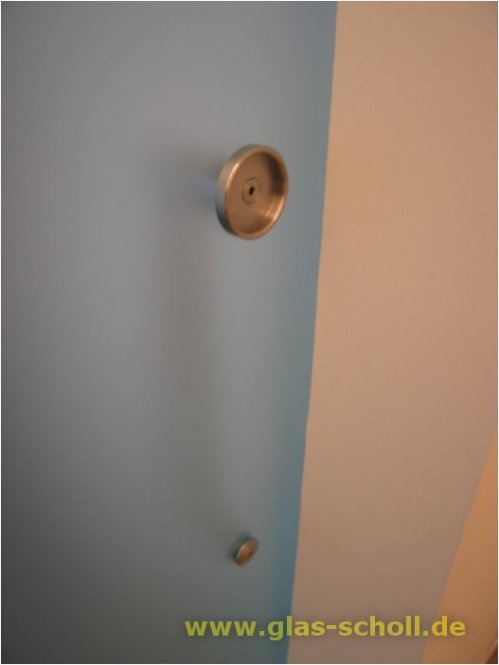 Edelstahl Stangengriff mit einseitiger Griffmuschel (ohne Überstand) 