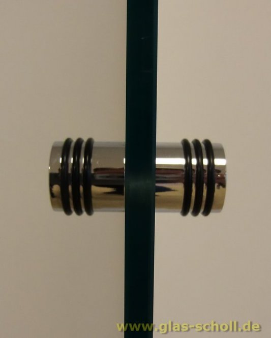 beidseitiger Türgriff mit Gummiringen d=30mm für Lochbohrung 14mm glanzverchromt