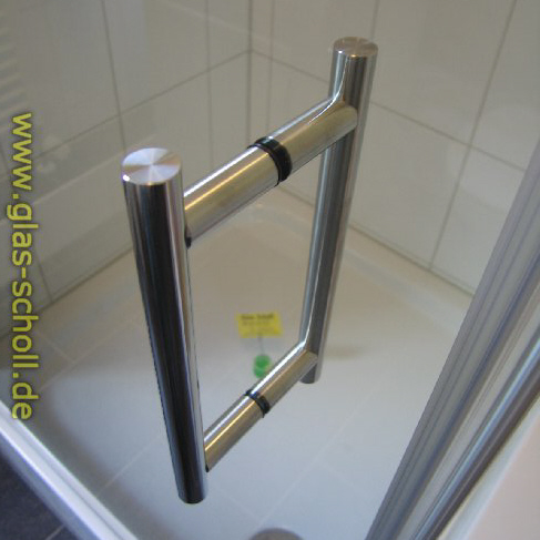 beidseitiger Edelstahl Stossgriff h=200 Edelstahl geschliffen
