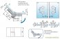 Nivello+ 135° Glas-Glas LINKS Hebe-Senk flächenbündig Anschlag glanzverchromt