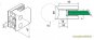 Glasklemmenhalter Edelstahl 45x45 eckig (4er-Set) für Rundrohr gebürstet