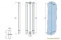 beidseitiger Edelstahl U-Türgriff für 8-12 mm Glas matt gebürstet