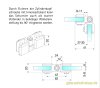 Artikelbild 3 des Artikels “SET aus 4x flexibler Glasverbinder für Glasscheiben Zink roh (4 Stück)“