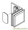 Artikelbild 3 des Artikels “Milano 90° Glas-Wand Winkelhalter (mit Schraubenabdeckplatte) glanzverchromt“
