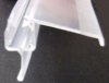 Artikelbild 3 des Artikels “unteres Wasserabweisprofil mit grosser 135° Lippe (1000mm) Duschdichtung für 6-8mm Glas “