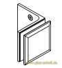 Artikelbild 3 des Artikels “Milano 90° Glas-Wand Winkelhalter (ohne Schraubenabdeckplatte) glanzverchromt“
