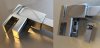 Artikelbild 3 des Artikels “Stabilisationsstangen-Set Square 12, Glas-Wand (kürzbar) 1,25 m Edelstahlfinish“
