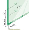 Artikelbild 3 des Artikels “Edelstahl Glasadapter gebürstet für vertikale Glasbefestigung von Ganzglasgeländern “