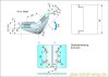 Artikelbild 3 des Artikels “Papillon 135° Glas-Glas Duschtür-Anschlagband (selbstschl. Magnettechnik) glanzverchromt“