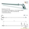 Artikelbild 3 des Artikels “flexibel Stabistange rund 650-810mm (verstellbar) genial für Dachschräge mattverchromt (MS7)“