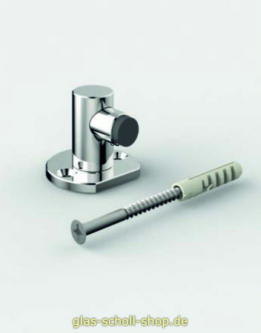 Runder Türstopper Glas-Wand in verschiedenen Oberflächen 