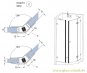 Magnetprofil 135°/Fünfeck (2500mm) Duschdichtung für 6-8mm Glas - ÜBERLÄNGE 