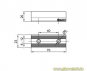 MWE Edelstahl Bodenführung Glas b=70 für 10mm Glasstärke