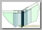 Magnetprofil 135°/Fünfeck (2010mm) Duschdichtung für 6-8mm Glas 