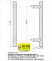 beidseitiger Edelstahl Stossgriff h=200 Edelstahl geschliffen