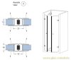 Artikelbild 4 des Artikels “180 Grad (stumpf) Magnet-Duschdichtung für 10-12mm Glas (2500mm) “