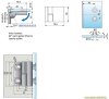 Artikelbild 4 des Artikels “Nivello+ 90° Glas-Wand LINKS Hebe-Senk AUSSENBEFESTIGUNG flächenbündig Anschlag glanzverchromt“
