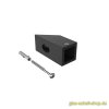 Artikelbild 4 des Artikels “schräger 45° Wandadapter für quadr. Stabilisierungsstange 15x15 GLAS-WAND glanzverchromt“