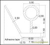 Artikelbild 4 des Artikels “Selbstklebende Duschtürdichtung mit Wasserabweiser und unterem Balg 2500mm für 8-12mm Glas Selbstklebende Duschtürdichtung mit Wasserabweiser und unterem Balg“