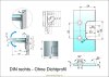 Artikelbild 4 des Artikels “Pavone flächenbündiges Hebe-Senk-Pendel Duschtürband Glas-Wand 90° Anschraublasche außen “