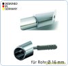 Artikelbild 4 des Artikels “schräger 45° Wandadapter für runde Stabilisierungsstange 16mm GLAS-WAND glanzverchromt (MS7)“