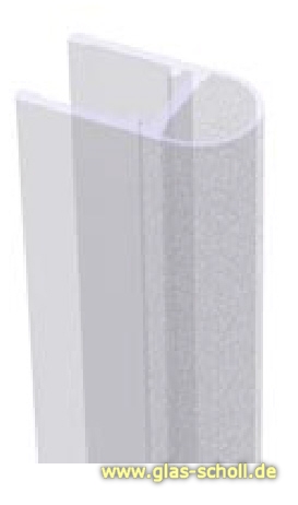 Streifdichtung (2500mm) Duschdichtung für 6-8mm Glas - ÜBERLÄNGE 