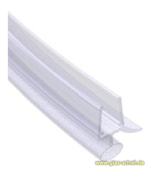 GEBOGENE untere Dichtung FÜR RUNDDUSCHEN (1150-1200 mm) 6-8mm Glas 