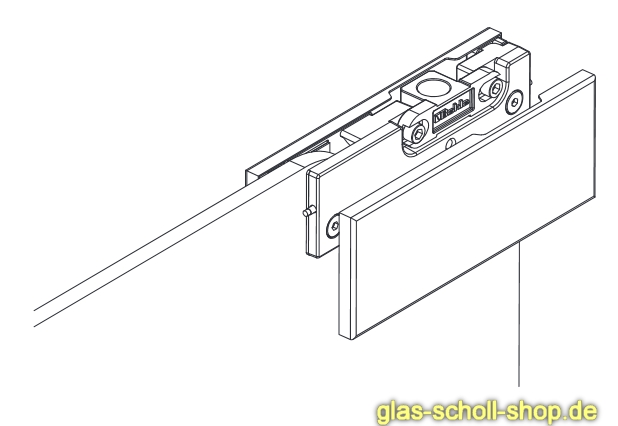 Alva Eckbeschlag PT20 plus in gebürstet (oben) gebürstet (Edelstahllook)