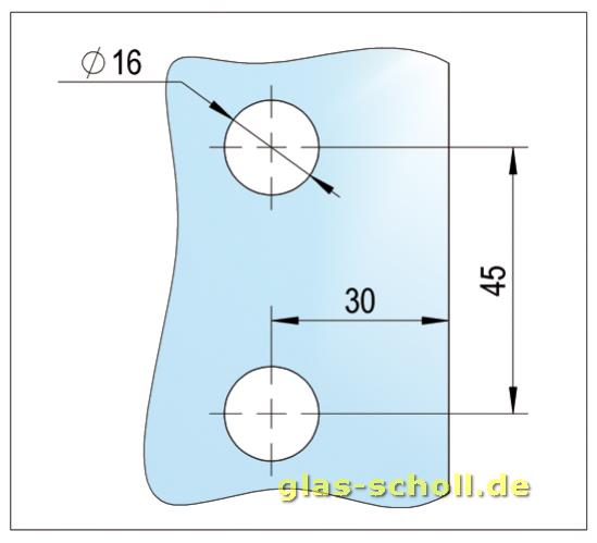 Zargen-Glastürband mit Anschraubplatte, rund Türgewicht 50kg Alufarbig eloxiert E4/EV1 