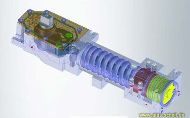 GEZE Bodentürschließer TS 500 NV, für Anschlag- und Pendeltüren, mit Feststellung 90° / 95 ° 
