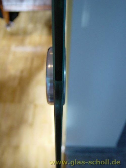 runde Edelstahl-Griffmuschel d=70 für Loch=50 einseitig flach 