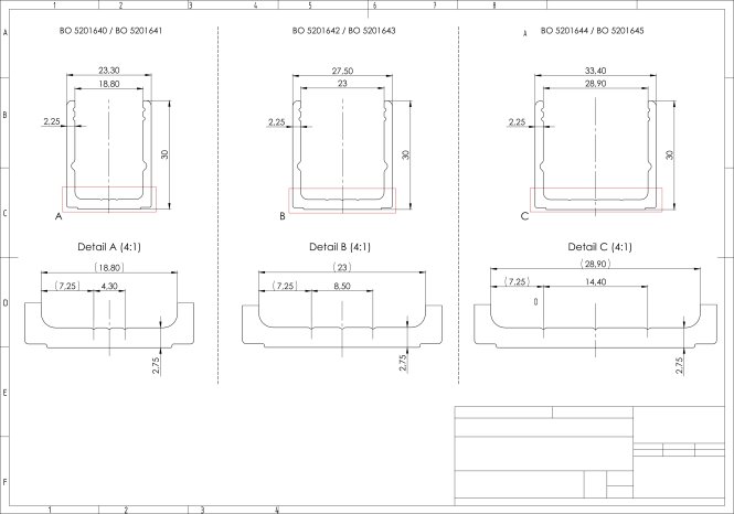 Rahmenprofil einteilig 5m Alufarbig für 8-10,76 mm