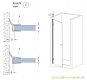 seitl. Dichtprofil mit gebogener Weichlippe 135° (2500mm) Duschdichtung 6-8mm Glas ÜBERLÄNGE 