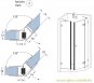 135 Grad Magnet-Duschdichtung für 10-12mm Glas (2500mm) 