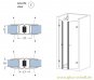 180 Grad (stumpf) Magnet-Duschdichtung für 10-12mm Glas (2500mm) 