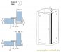 Anschlagdichtung 90° (2500mm) für 10 Glas 