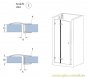 Mitteldichtung fluchtend (2500mm) Duschdichtung für 10-12mm Glas 