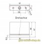 Luno-Modesta Duschpendeltürbeschlag Glas-Boden/ Glas-Decke 360° für 6-12 mm Glas glanzverchromt