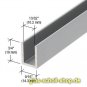 Boden-Wand-Profil (U-Profil) 19x14 2m Länge matt eloxiert