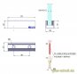 MWE Edelstahl Bodenführung Glas b=70 für 8mm Glasstärke