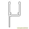 Artikelbild 5 des Artikels “untere Hart-Weich-Lippendichtung (2010mm) Duschdichtung für 6-8mm Glas “