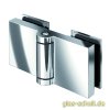 Artikelbild 5 des Artikels “Flinter Glas-Glas 180Grad Duschtürband glanzverchromt“