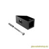 Artikelbild 5 des Artikels “schräger 45° Wandadapter für quadr. Stabilisierungsstange 15x15 GLAS-WAND glanzverchromt“
