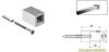 Artikelbild 5 des Artikels “kürzbare quadr. Stabilisierungsstange 15x15 GLAS-WAND (SET) 1500 mm Alu spezialgebeizt glanzeloxiert“