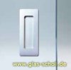 Artikelbild 5 des Artikels “einklebbare eckige Design Edelstahl Griffmuschel beidseitig 40 x 100 mm für 8-12 mm Materialstärke “